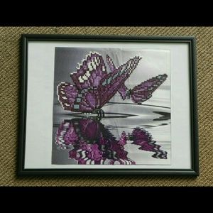 SOLD!!!  3D Diamond Mosaic " The Butterfly "